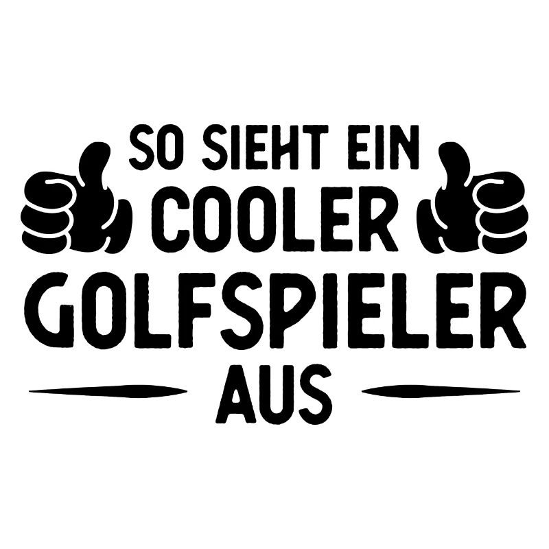 SOHT EIN Kühler Golfspieler AUS -