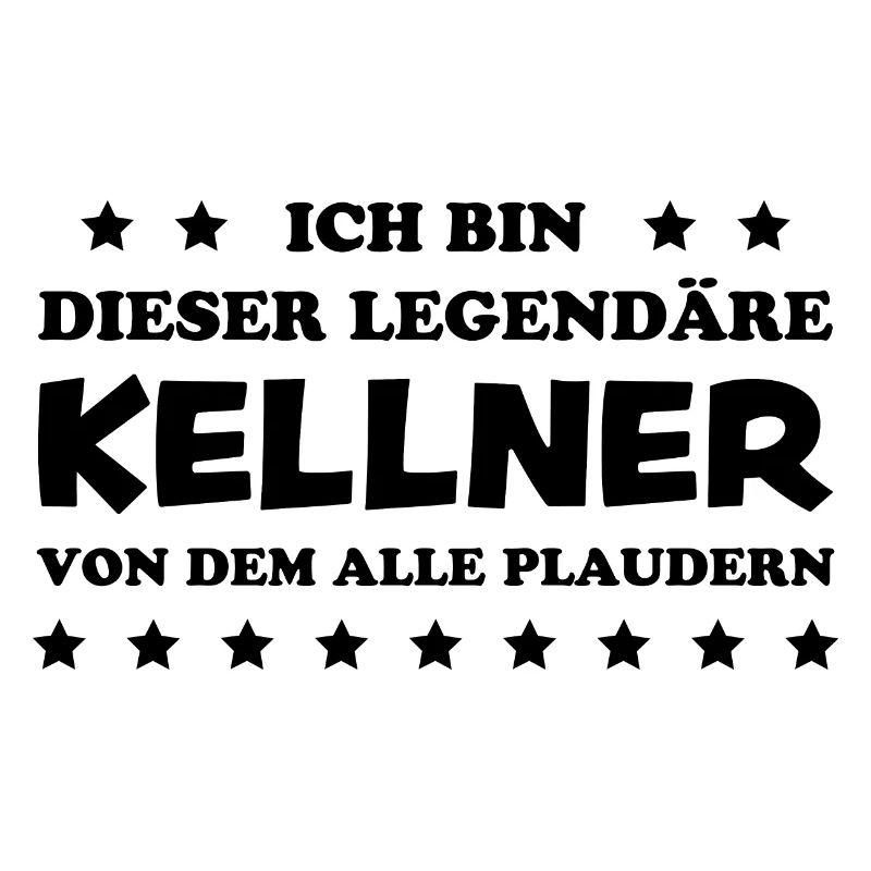 Kellner Lustige Spruch Service Restaurant Geschenk