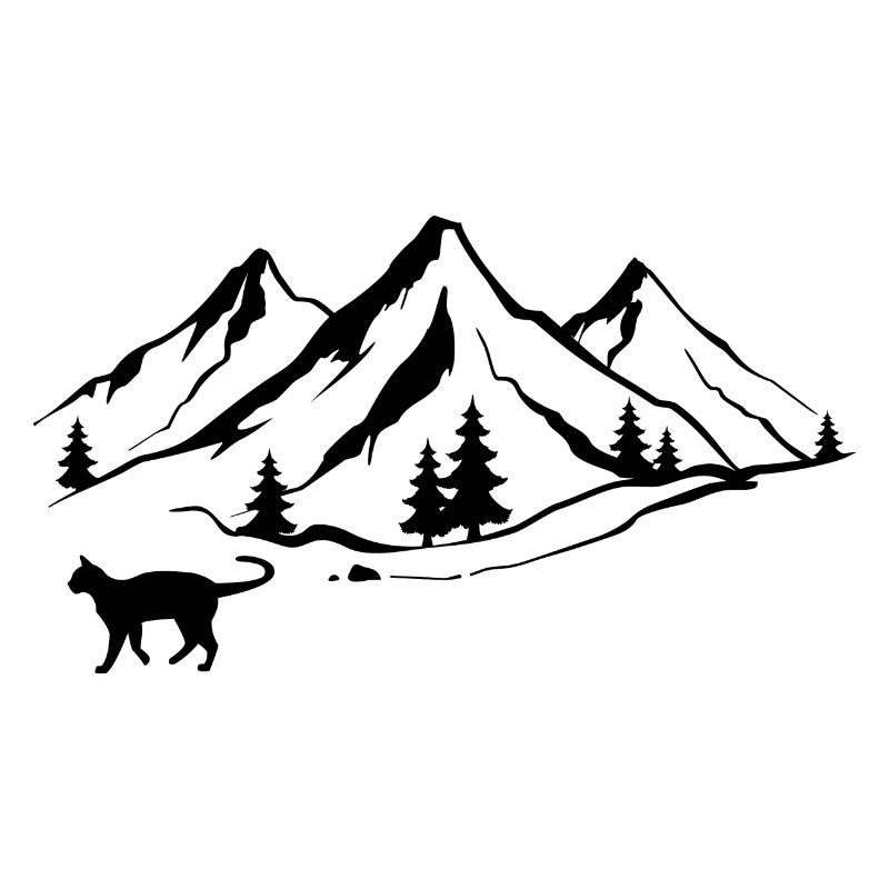 Mountain 1 and Cat -