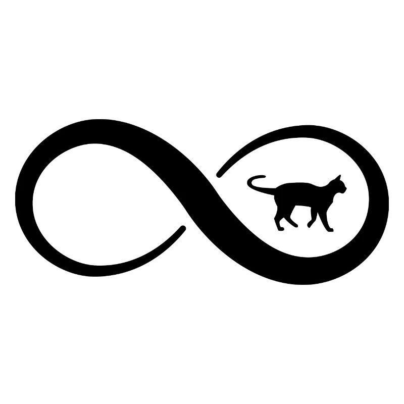 Unendlichkeit und Katze -