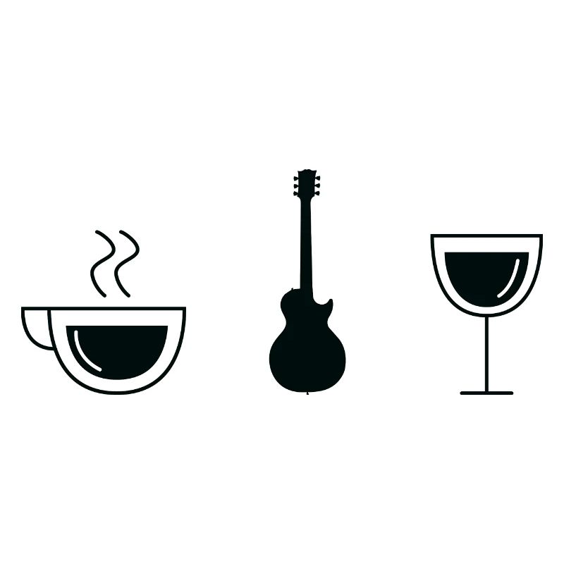 Coffee Wine Guitar - Gu