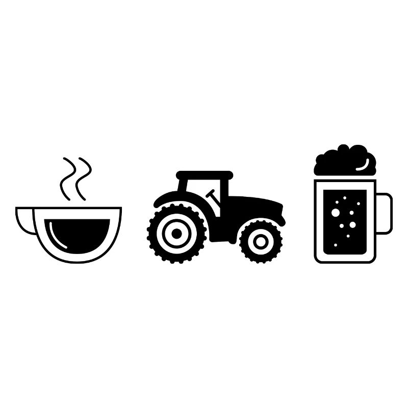 Coffee Beer and Tractor -