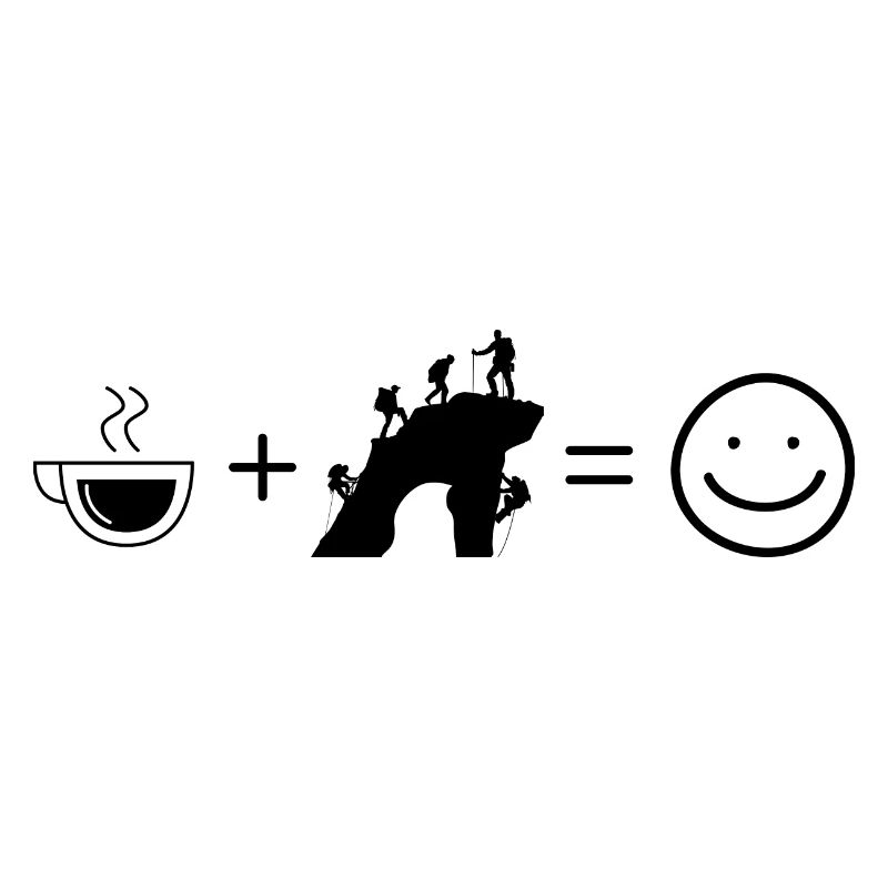 Coffee Smile Face and Climbing -