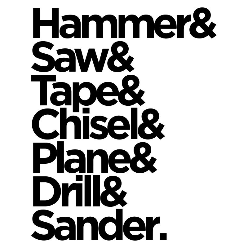 Funny Carpenter Tools