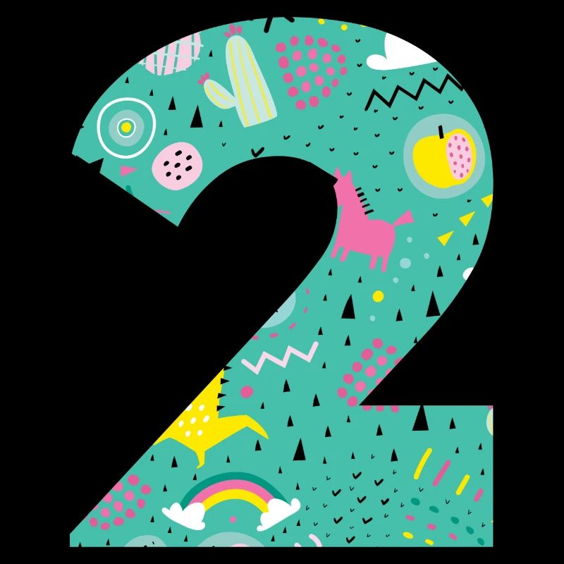 Personalized Birthday Number 2