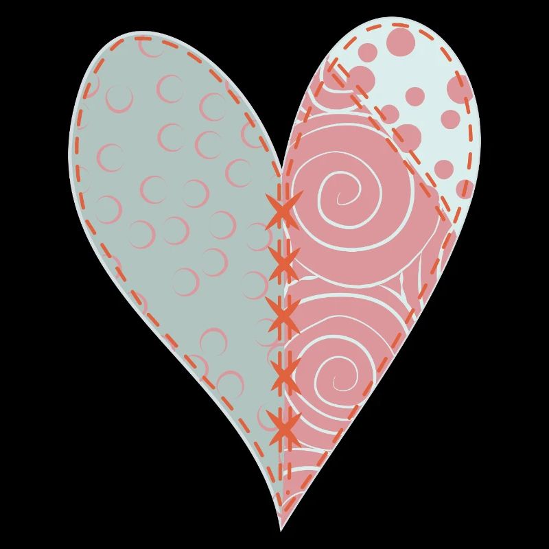 Patchwork Herz Nr. 3