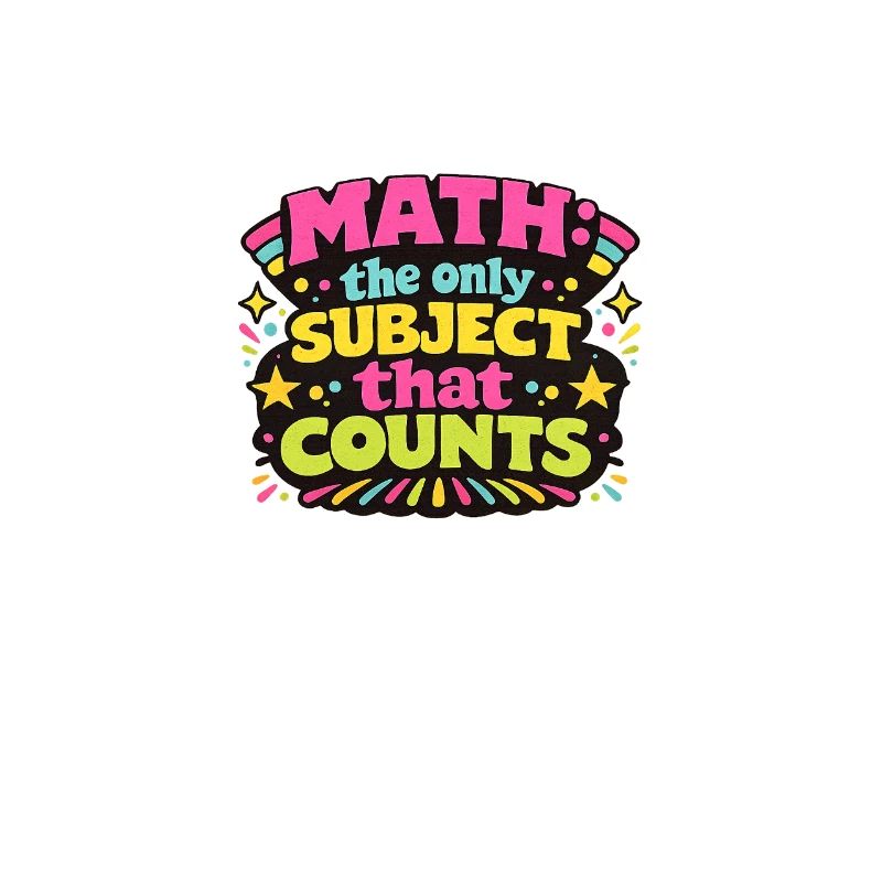 Math Counts : un design rétro vibrant