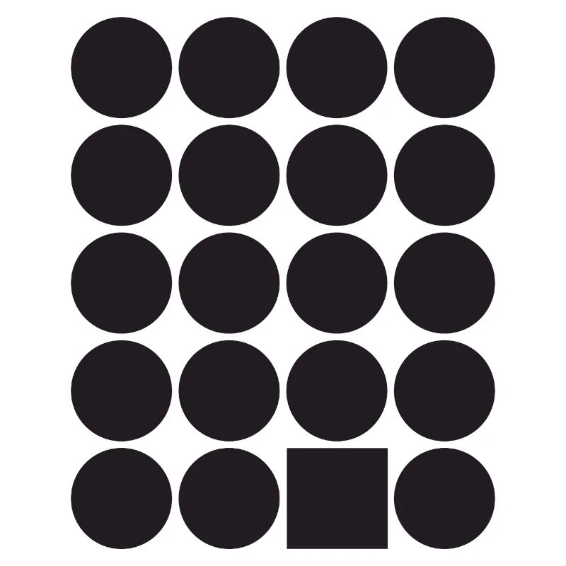 Geometric Dot Grid with a Square
