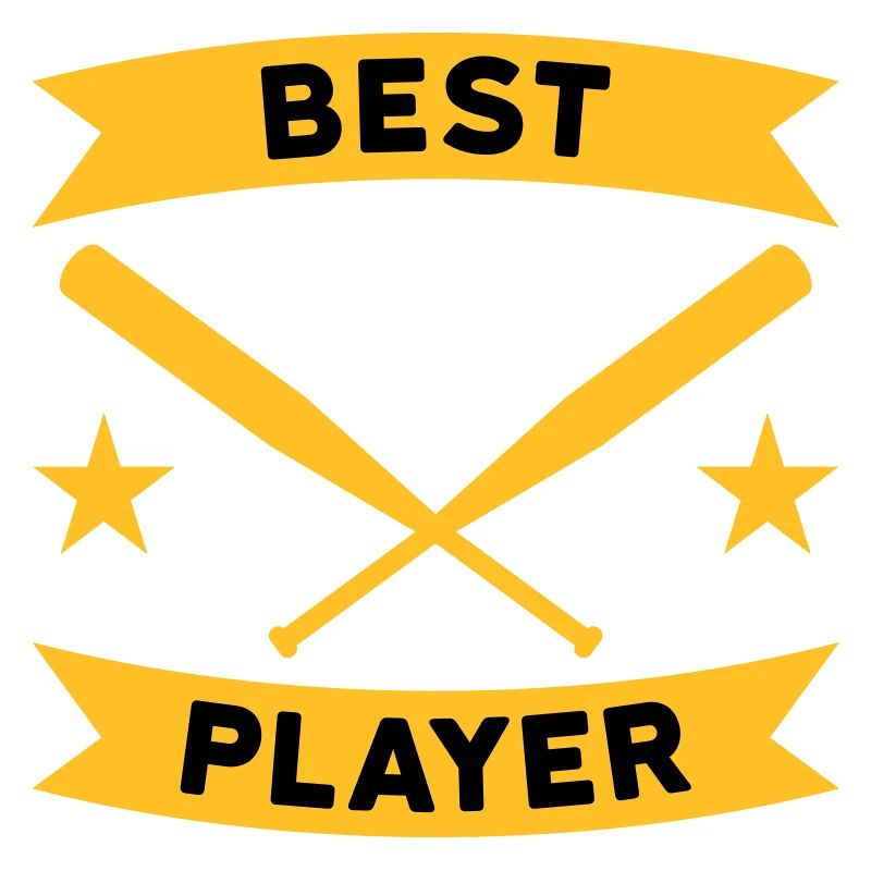 Best baseball player (Banner, Baseballschläger)