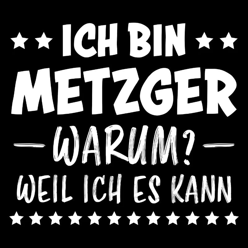 Metzger Beruf Lustiger Spruch Fleischer Geschenk