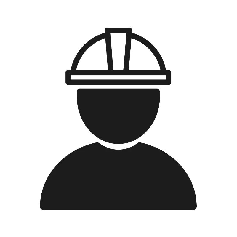 Engineer Construction Worker Symbol Icon