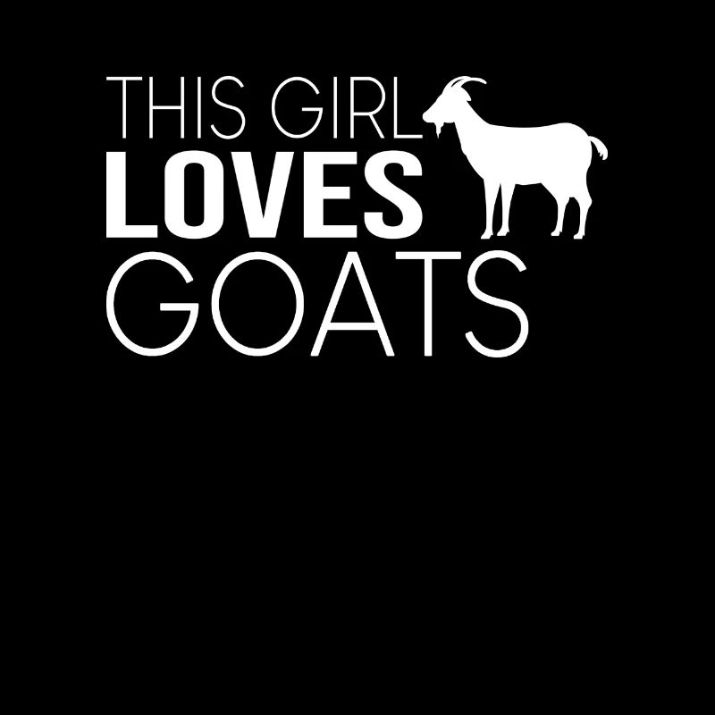 Mädchen Ziege Spruch