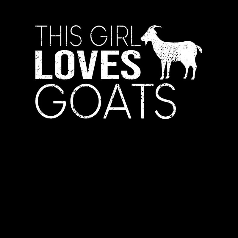 Mädchen Ziege Spruch