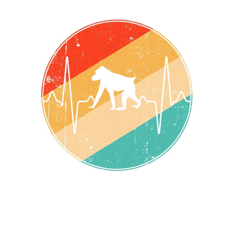 Monkey Retro Heartbeat