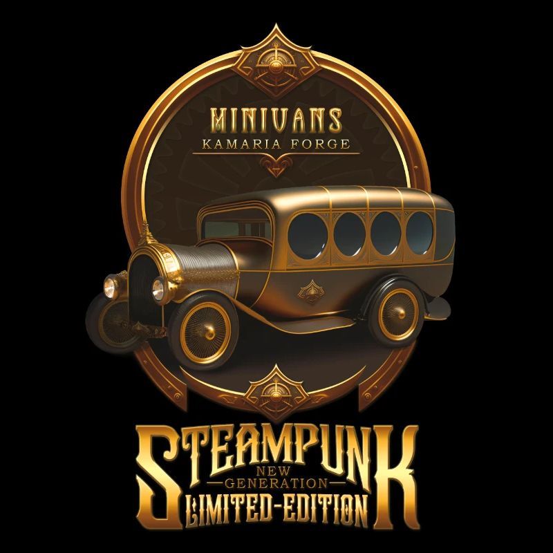 STEAMPUNK OLDTIMER OLDTIMER RETRO VAN