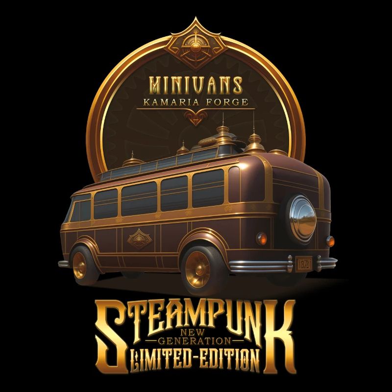STEAMPUNK OLDTIMER OLDTIMER RETRO MINIVANS