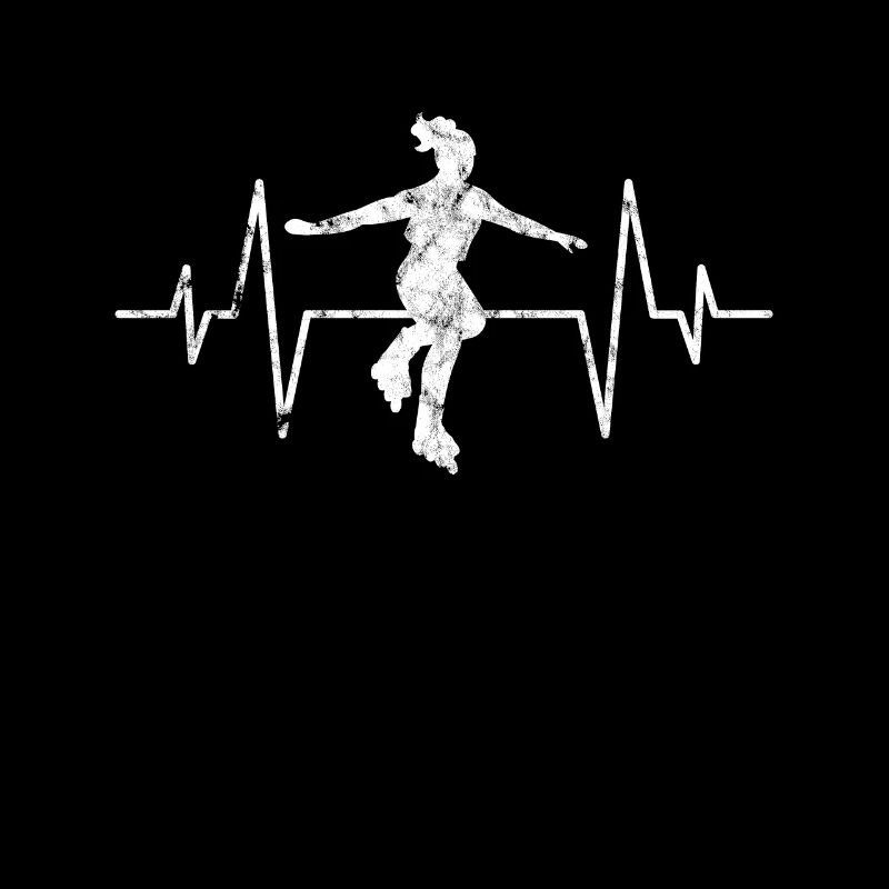 Inline skating heartbeat