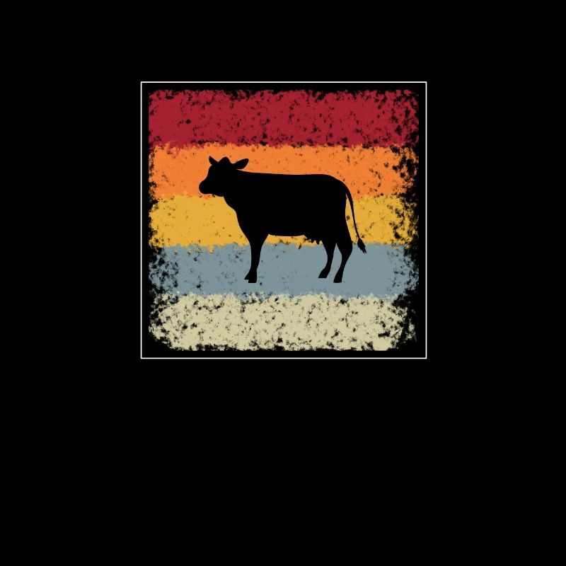 Cow Beef Retro