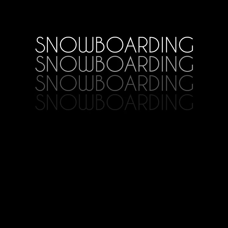 Lettrage snowboard