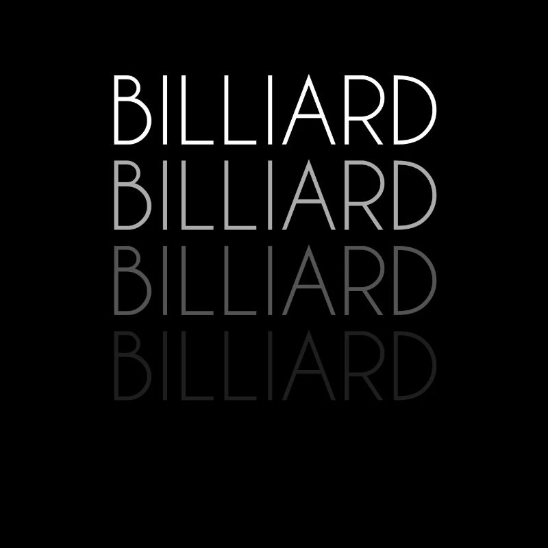 Lettrage de billard