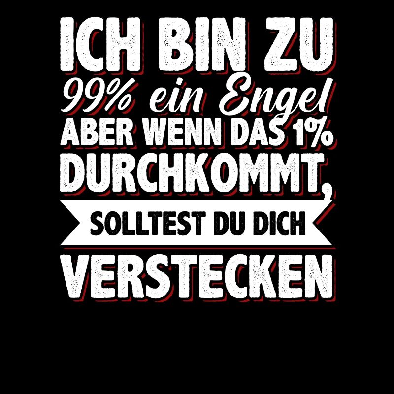 Ich Bin Fast Ein Engel verstecken lustig Spruch