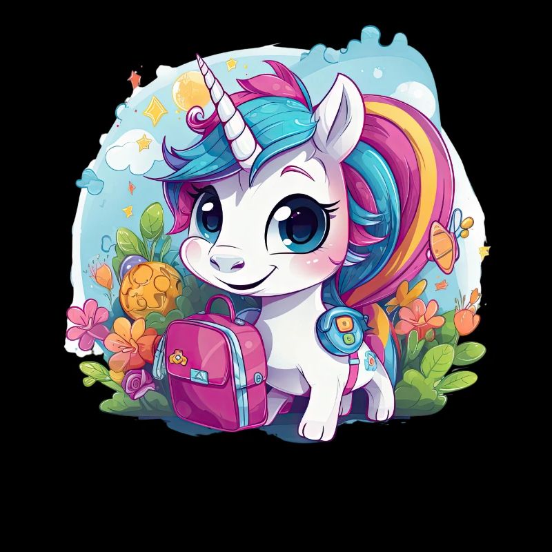 Einhorn Schulkind Einschulung Mädchen Geschenk