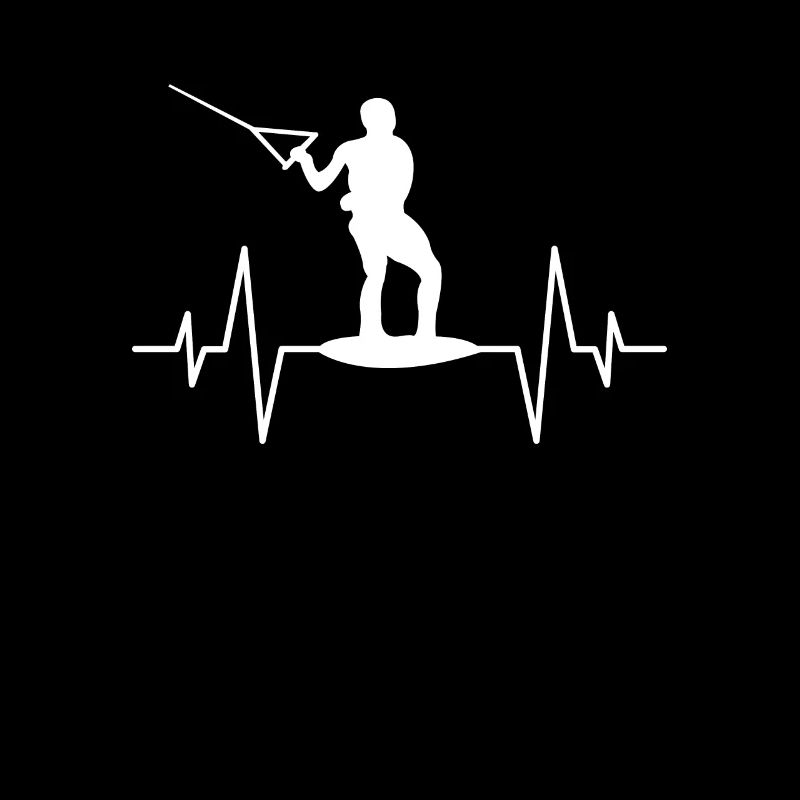 Rythme cardiaque de wakeboard