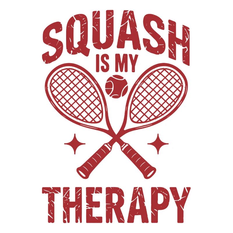 Squash is my Therapy Funny Squash Player