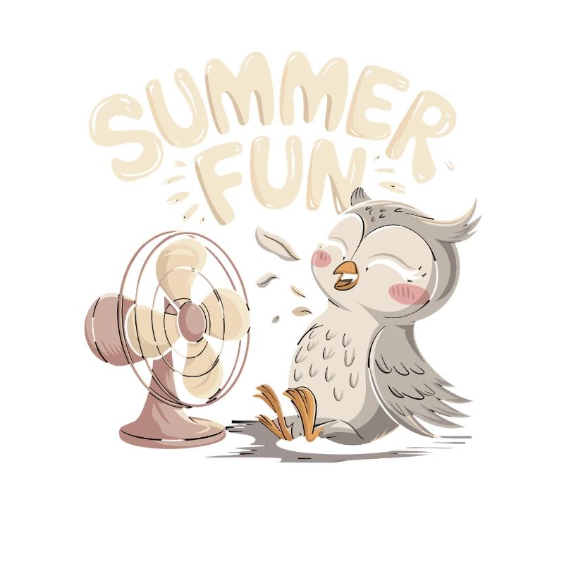 Summer Fun Eule mit Ventilator