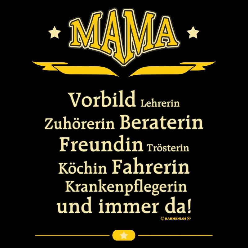 Mama Vorbild Muttertag RAHMENLOS®
