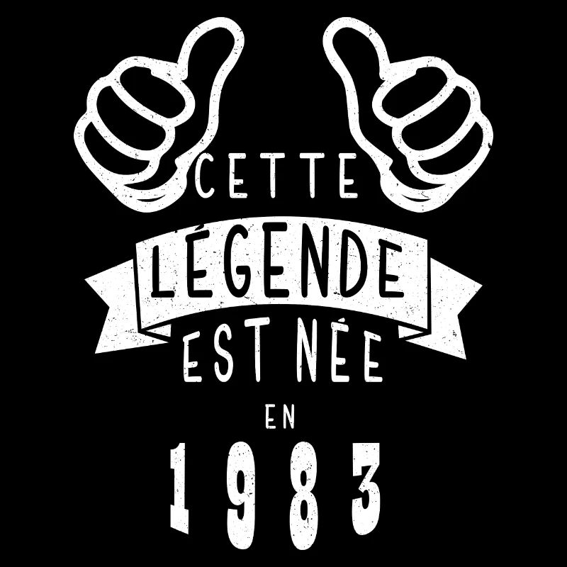 Legend 1983 Authentic 1983 Vintage Bursdag