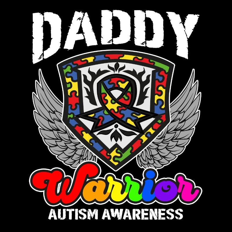 Autismus-Bewusstsein Krieger Daddy