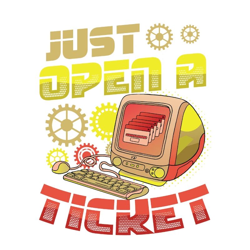 Il suffit d’ouvrir un ticket Support technique du centre d’assistance