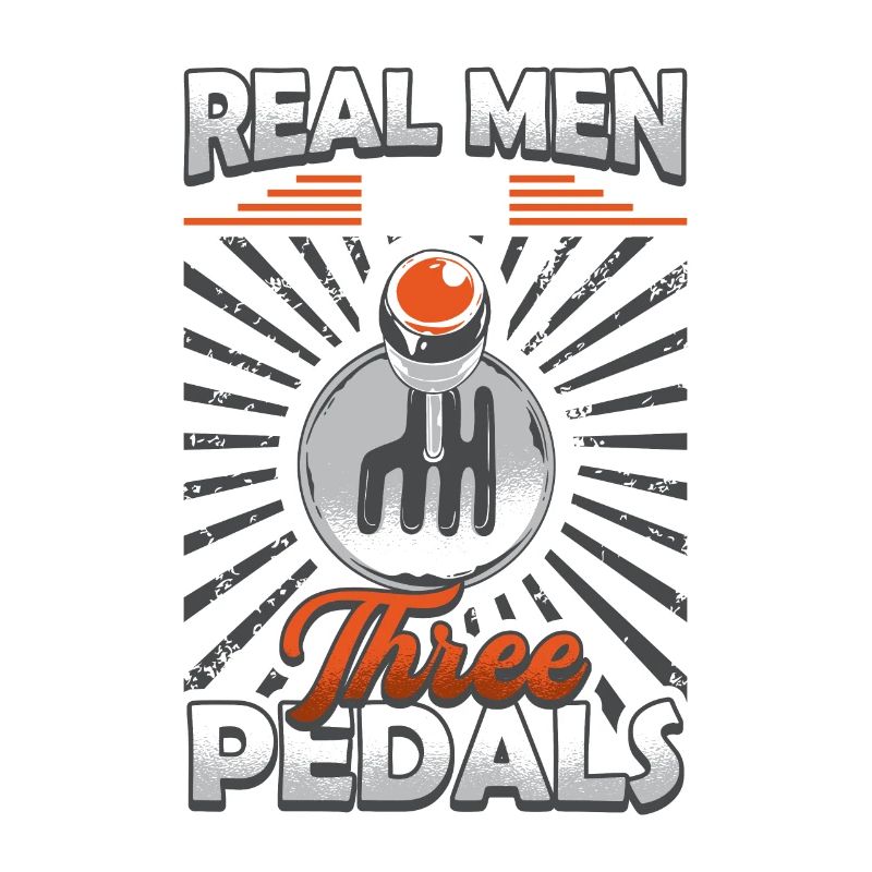 Real men use three pedals, auto shifting.