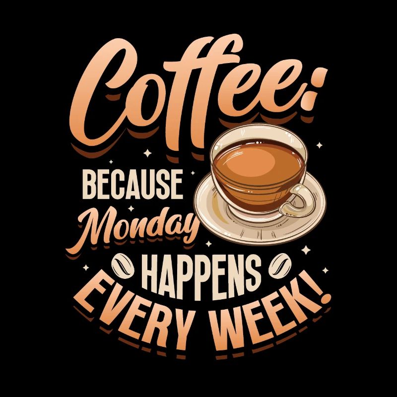 Le café, parce que le lundi a lieu chaque semaine
