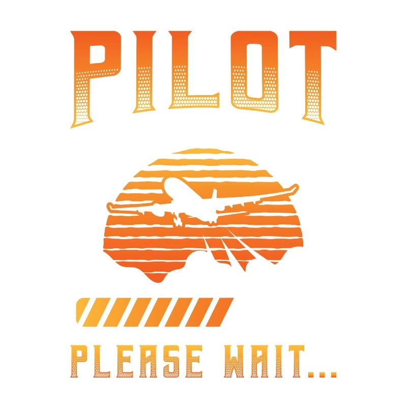 Pilot in progress, please wait, aircraft training