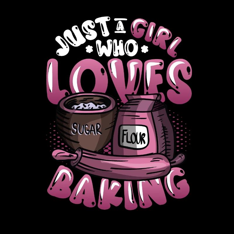 Nur ein Mädchen das backen liebt