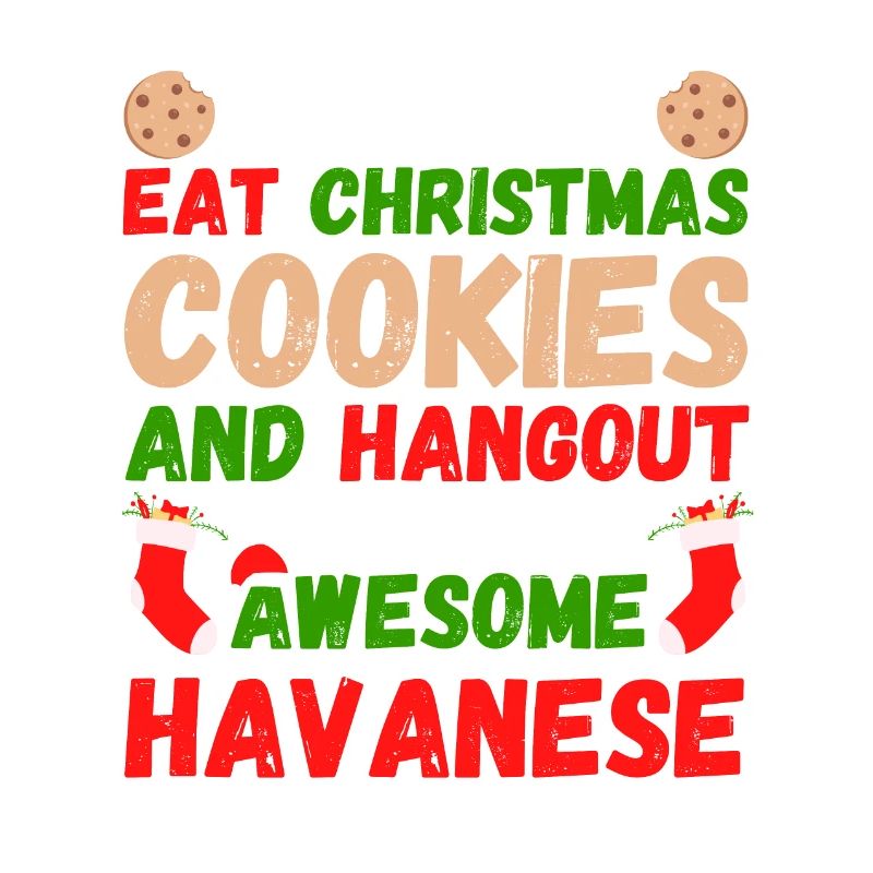 Christmas Havanese Biscuits