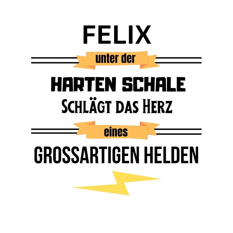 Felix unter harte Schale eines Großartigen Helden