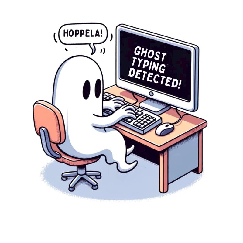 GHOST TYPING DETECTED! -Oops!