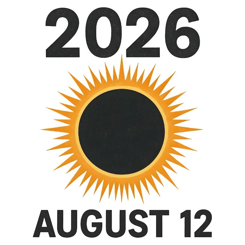 2026 August 12 - total solar eclipse