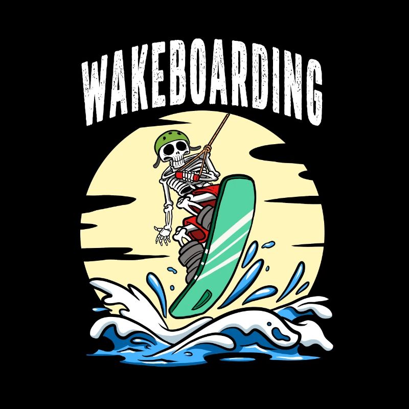 Wakeboard Squelette Wakeboarder Wakeboard