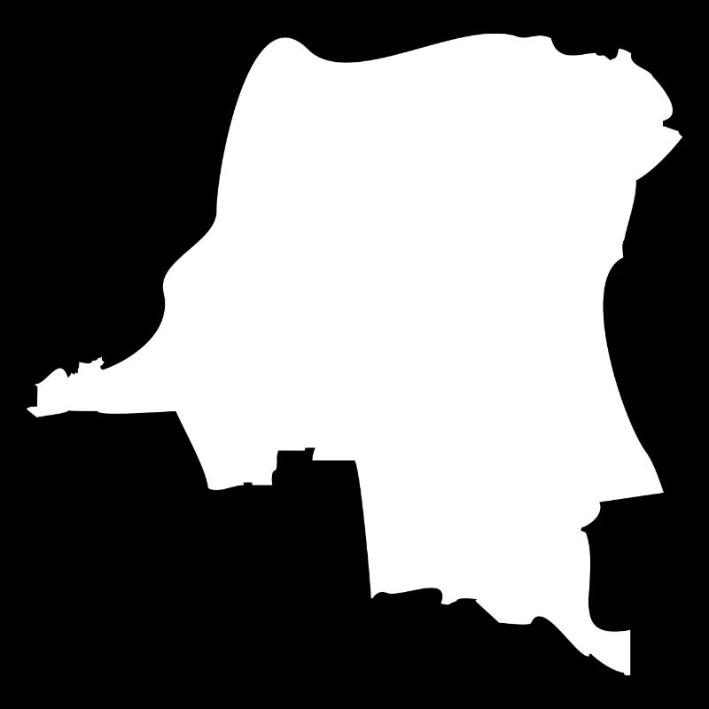 Drapeau de la carte du Congo
