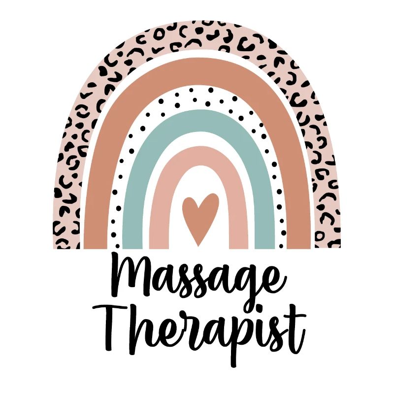 Massagetherapeut Regenbogen Leopard Lustiges Geschenk