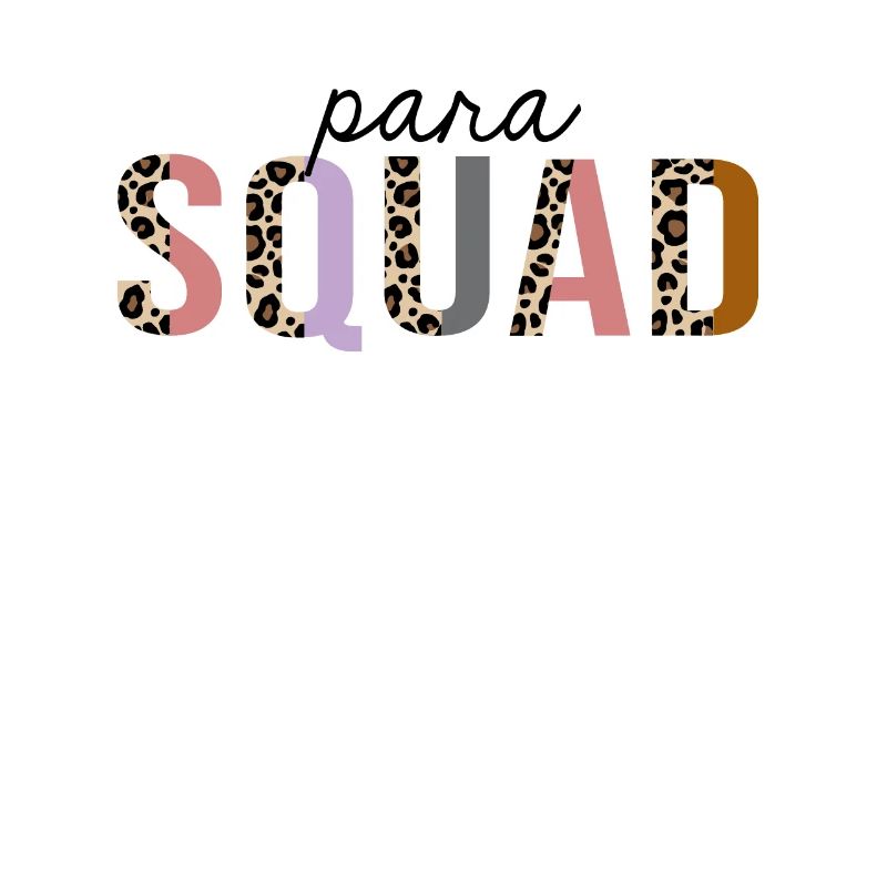 Para Squad Leopard Print Funny