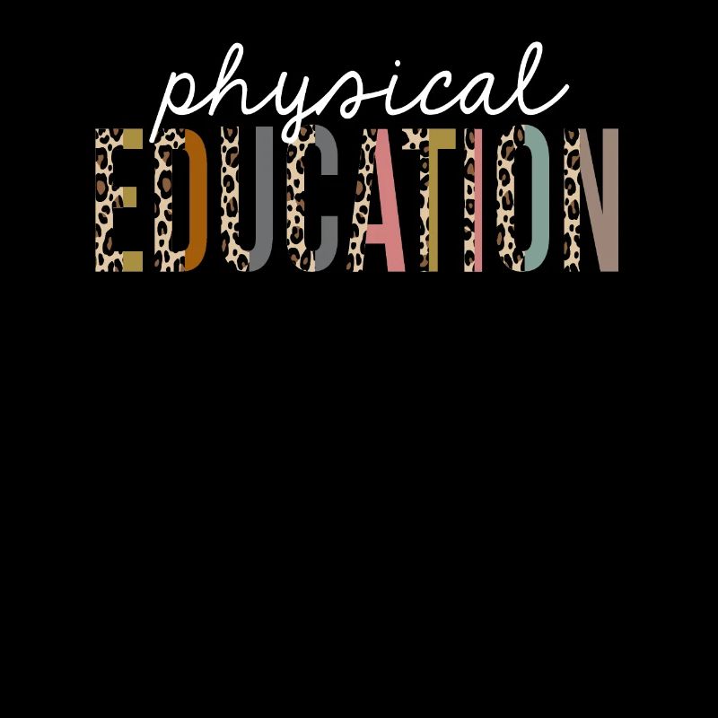 Physical Education Leopard Print Funny Gift