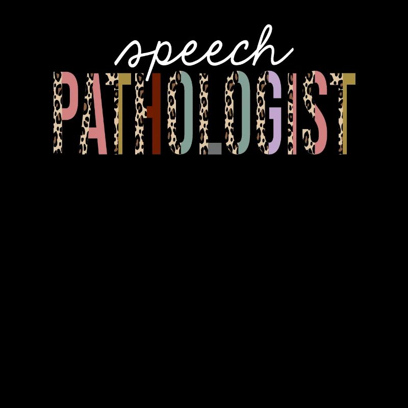 Speech Pathologist Leopard Print Funny Gift
