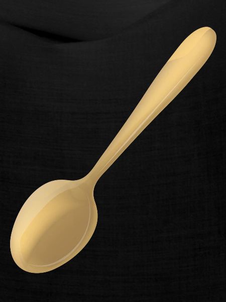 ein goldener Löffel