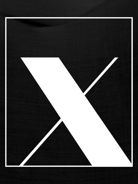 Buchstaben-Alphabet x