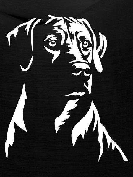 Rhodesian Ridgeback Kopf "Black Edition"